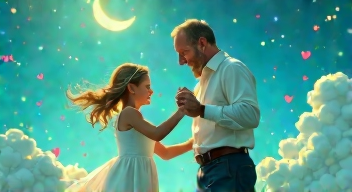 Claudia und der Vater-Tanz
