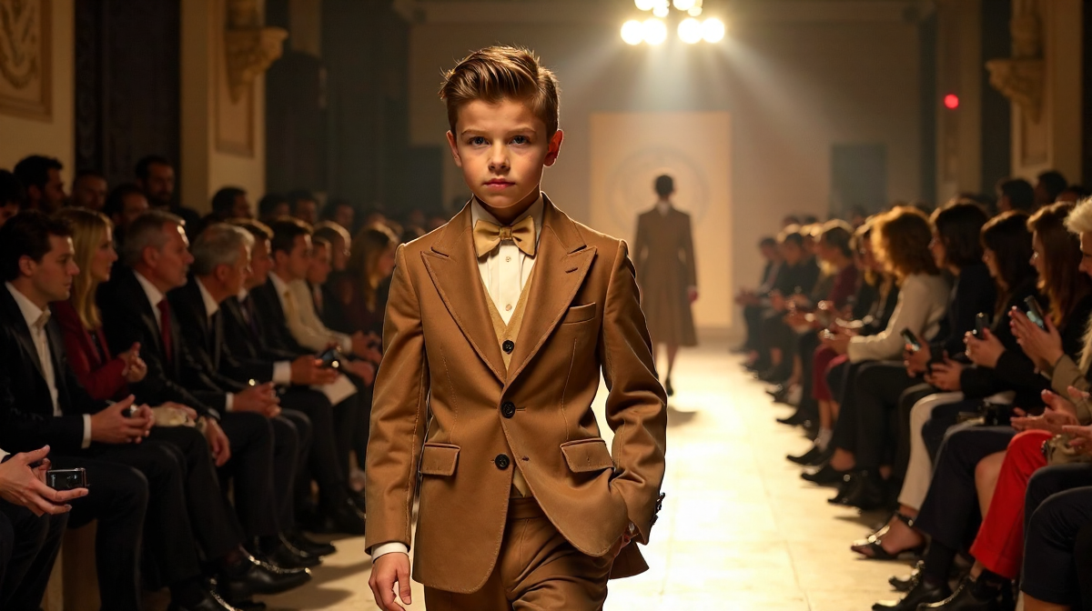 Fashion, Beziehung, Einfluss: Romeo Beckham auf dem Burberry-Laufsteg